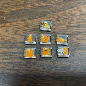 6 Casa Dor'o Heathcliff Italian Charms Bracelet